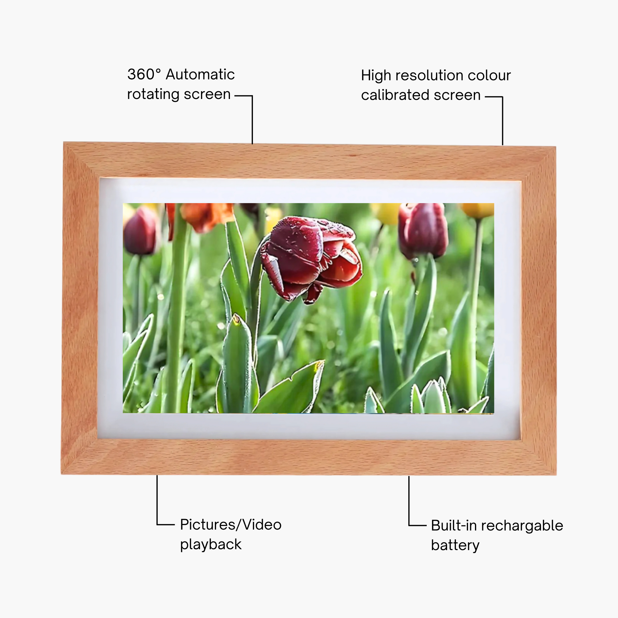 Wooden Video Frame